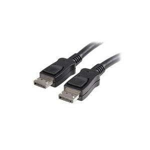 StarTech.com DisplayPort Kabel mit Verriegelung (Stecker/Stecker) - DP 4k Kabel - DisplayPort-Kabel - DisplayPort (M) - DisplayPort (M) - 3,0m - geformt, verriegelt - Schwarz (DISPL3M) von Startech