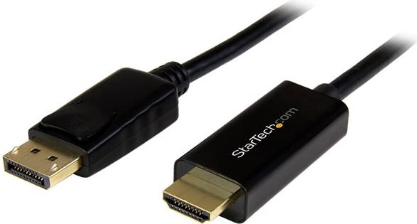 StarTech.com DisplayPort to HDMI Adapter Cable - 4K 30Hz - Videokabel - DisplayPort / HDMI - HDMI Type A (M) bis DisplayPort (M) - 3,0m - 4K support (DP2HDMM3MB) von Startech