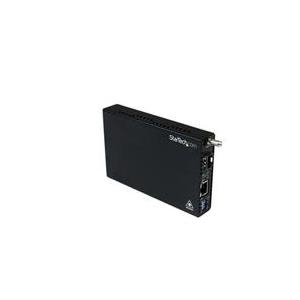 StarTech.com Gigabit Ethernet Glasfaser Medienkonverter mit offenem SFP Steckplatz - Medienkonverter - Fast Ethernet, Gigabit Ethernet - 1000Base-SX, 100Base-LX, 1000Base-T - RJ-45 / SFP (mini-GBIC) von Startech