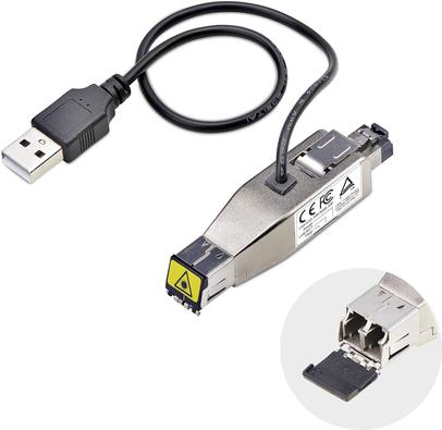 StarTech.com Gigabit Fiber to RJ45 Ethernet Media Converter, Micro Mini - Medienkonverter - 1GbE - 1000Base-T, 1000Base-LX - RJ-45 / LC Single-Mode / LC Multi-Mode - bis zu 10 km - 1310 nm - TAA-konform (D01ML55U-FIBER-MEDIA) von Startech