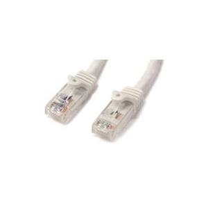 StarTech.com Gigabit Snagless RJ45 UTP Cat6 Patch Cable Cord - Patch-Kabel - RJ-45 (M) - RJ-45 (M) - 3,0m - UTP - CAT 6 - gepresst, glatt - weiß (N6PATC3MWH) von Startech