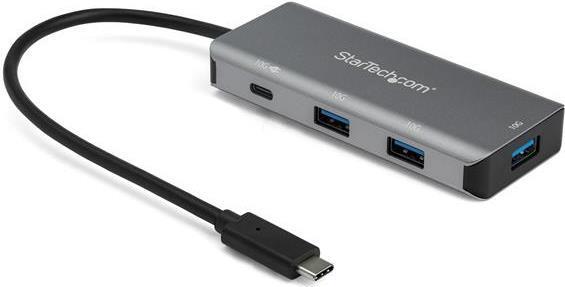 StarTech.com HB31C3A1CPD3 4-Port USB-C-Hub (mit Stromversorgung, 10 Gbit/s, 3 x USB-A- und 1x 25 cm USB-C Anschlusskabel) - Hub - 1 x USB-C + 3 x USB 3.1 - Desktop von Startech