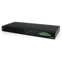 StarTech.com HDMI Matrix Video Switch - mit Audio und RS232 - Umschalter 4:4 - 4 Eingänge 4 Ausgänge - 1920x1080 - Fernbedienung - Video/Audio-Schalter - Desktop - für P/N: ST121HDBT20L, ST121HDBT20S, ST121HDBTL, ST121HDBTPW, SVA12M2NEUA, SVA12M5NA von Startech