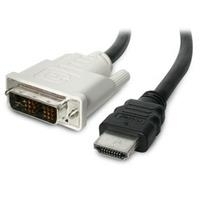 StarTech.com HDMI-auf-DVI-D-Kabel - Stecker/Stecker - Videokabel - HDMI / DVI - 28 AWG - HDMI, 19-polig (M) - DVI-D (M) - 5,0m - abgeschirmt - Schwarz (HDDVIMM5M) von Startech