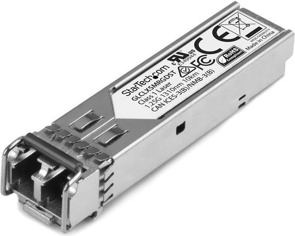 StarTech.com Juniper EX-SFP-1GE-LX kompatibel SFP - Gb Fiber 1000Base-LX SFP Transceiver Modul - SM LC - 10km - 1310nm - SFP (Mini-GBIC)-Transceiver-Modul (gleichwertig mit: Juniper EX-SFP-1GE-LX) - Gigabit Ethernet - 1000Base-LX - LC Einzelmodus - 1310 nm (EXSFP1GELXST) von Startech