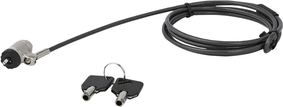 StarTech.com Laptopschloss - Push-to-Lock Taste - 2 m Stahlkabel - Notebook Diebstahlsicherung - Kabelschloss - LTLOCKKEY - Sicherheitskabelschloss - Schwarz, Silber - 2 m StarTech.com Laptopschloss - Push-to-Lock Taste - 2 m Stahlkabel - Notebook Diebstahlsicherung - Kabelschloss - LTLOCKKEY - Sicherheitskabelschloss - Schwarz, Silber - 2 m von Startech