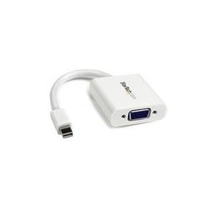 StarTech.com Mini DisplayPort 1,2 auf VGA Adapter / Konverter - 1920x1200 - Display-Adapter - Mini DisplayPort (M) - HD-15 (W) - 17cm - weiß (MDP2VGAW) von Startech