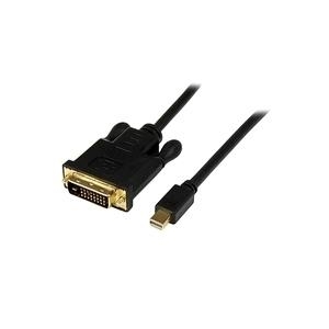 StarTech.com Mini DisplayPort auf DVI Kabel (Stecker/Stecker) - mDP zu DVI Adapter - 1920x1200 - DisplayPort-Kabel - Mini DisplayPort (M) - DVI-D (M) - 1,82 m - Schwarz (MDP2DVIMM6B) von Startech