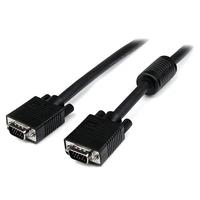 StarTech.com Monitor-VGA-Video-Koaxialkabel für hohe Auflösung - HD15 auf HD15 Stecker/Stecker - VGA-Kabel - HD-15 (M) - HD-15 (M) - 30,0m - geformt - Schwarz (MXTMMHQ30M) von Startech