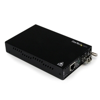 StarTech.com OAM Managed Gigabit Ethernet Fiber Media Converter MM LC 550,0m- Fiber media converter - 1000Base-LX, 1000Base-SX, 1000Base-TX, 1000Base-T - RJ-45 / LC Multi-Mode - 850 nm (ET91000LCOAM) von Startech