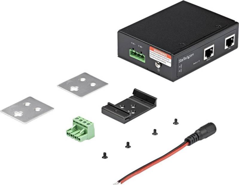 StarTech.com POEINJ30W - Schnelles Ethernet - Gigabit Ethernet - 10,100,1000 Mbit/s - IEEE 802.3,IEEE 802.3ab,IEEE 802.3af,IEEE 802.3at,IEEE 802.3u - Voll - CSMA/CD - 100 m (POEINJ30W) von Startech