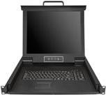 StarTech.com Rackmount KVM Console - Single-Port with 43,20cm (17) LCD Monitor - KVM-Konsole mit KVM-Switch - 1 Anschlüsse - 43.2 cm (17) - Rack - einbaufähig - 1280 x 1024 - 250 cd/m² - 1000:1 - 5 ms - VGA - Schwarz - 1U von Startech