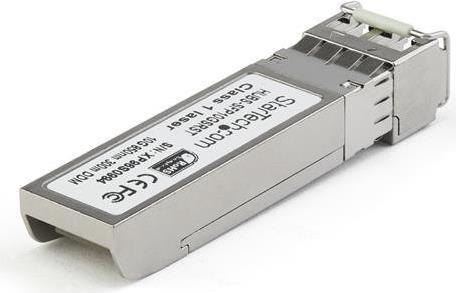 StarTech.com SFP10GSREMST Transceiver Modul (SFP+ Module, 10GBase-SR Dell EMC kompatibel, Glasfaser, 850nm, LC Multimode mit DDM) - SFP+-Transceiver-Modul (gleichwertig mit: Dell EMC SFP-10G-SR) - 10 GigE - 10GBase-SR - LC Multi-Mode - bis zu 400 m - 850 nm von Startech