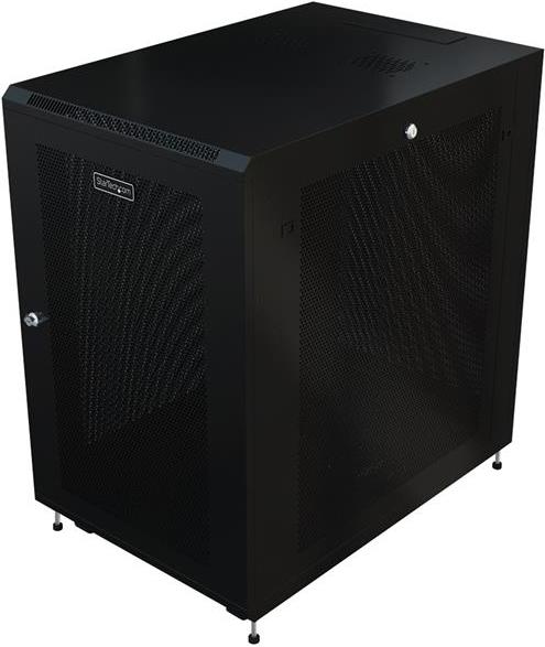 StarTech.com Server Rack Cabinet - 78,70cm (31) Deep Enclosure - 12U - Schrank - Schwarz - 12U - 78,7 cm (31) (RK1233BKM) von Startech