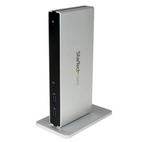 StarTech .com USB 3.0 Dockingstation - kompatibel mit Windows / macOS - Dual DVI Monitor - mit DVI auf HDMI und VAG Adapter - Dockingstation - USB - DVI - GigE Diese USB-3.0-Dockingstation für zwei Monitore verwandelt Ihren Laptop in eine Workstation für zwei Monitore mit flexiblen Konfigurationsoptionen.DisplayflexibilitätDie Dual-DVI-Dockingstation erweitert Ihre Workstation mit Unterstützung für z (USB3SDOCKDD) StarTech .com USB 3.0 Dockingstation - kompatibel mit Windows / macOS - Dual DVI Monitor - mit DVI auf HDMI und VAG Adapter - Dockingstation - USB - DVI - GigE Diese USB-3.0-Dockingstation für zwei Monitore verwandelt Ihren Laptop in eine Workstation für zwei Monitore mit flexiblen Konfigurationsoptionen.DisplayflexibilitätDie Dual-DVI-Dockingstation erweitert Ihre Workstation mit Unterstützung für z (USB3SDOCKDD) von Startech