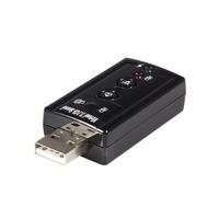 StarTech.com USB Audio Adapter 7,1 - USB Soundkarte extern - Soundkarte - Stereo - USB2.0 (ICUSBAUDIO7) von Startech
