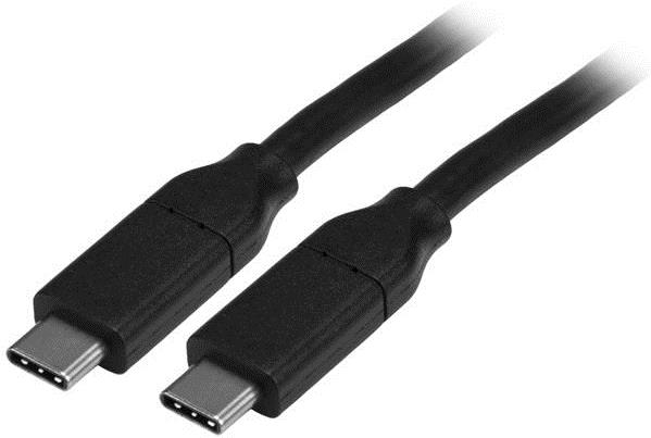 StarTech.com USB-C Kabel mit Power Delivery (5A) - St/St - 4,0m- USB2.0 - Zertifiziert - USB2.0 Typ-C Kabel - 100W/5A - USB-Kabel - USB-C (M) bis USB-C (M) - USB 3,1 - 5 A - 4 m (USB2C5C4M) von Startech