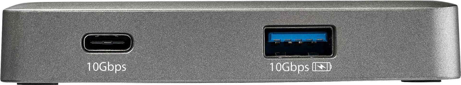 StarTech.com USB-C Multiport Adapter - USB-C auf 4K 60Hz HDMI 2.0 - 100W Power Delivery Pass-through - 3-Port 10Gbit/s USB 3.1 Hub - Reiseadapter USB Typ-C Mini Docking Station - 25cm Kabel - 2x USB-C - 1x USB-A 3.1 (DKT31CHPD3) von Startech