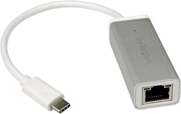 StarTech.com USB-C-auf-Gigabit-Netzwerkadapter - Silber - Netzwerkadapter - USB Type-C - Gigabit Ethernet - Silber (US1GC30A) von Startech