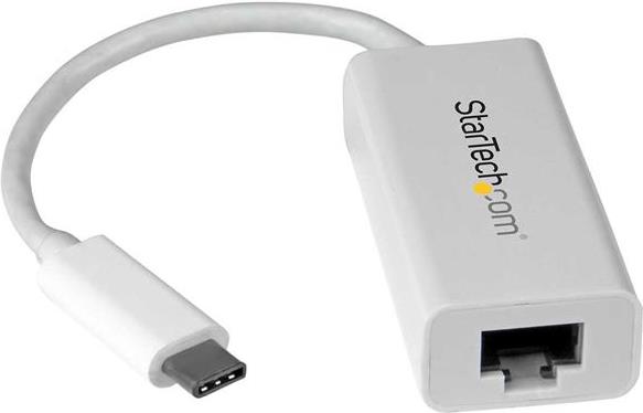 StarTech.com USB-C auf Gigabit Netzwerkadapter - USB 3,1 Gen 1 (5 Gbit/s) - Weiß - Netzwerkadapter - USB Type-C - Gigabit Ethernet - weiß (US1GC30W) von Startech