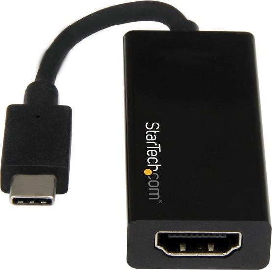 StarTech.com USB-C auf HDMI Adapter - Externer Videoadapter - USB Type-C - HDMI - Schwarz (CDP2HD) von Startech