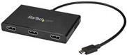 StarTech.com USB C to HDMI Multi-Monitor Adapter - 3-Port MST Hub - Externer Videoadapter - STDP4320 - USB-C - 3 x HDMI - Schwarz von Startech