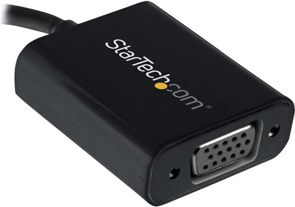 StarTech.com USB-C to VGA Adapter - Externer Videoadapter - USB Type-C - D-Sub - Schwarz - für Apple MacBook (CDP2VGA) von Startech