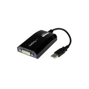 StarTech.com USB auf DVI Video Adapter - Externe Multi Monitor Grafikkarte für PC und MAC - 1920x1200 - Externer Videoadapter - DisplayLink DL-195 - 16MB - USB2.0 - DVI - Schwarz (USB2DVIPRO2) von Startech
