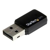 StarTech.com USB2.0 AC600 Mini Dual Band Wireless-AC Network Adapter - 1T1R - Netzwerkadapter - USB2.0 - 802,11b, 802,11a, 802,11g, 802,11n, 802,11ac - Schwarz (USB433WACDB) von Startech
