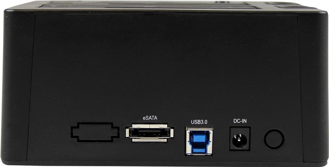 StarTech.com USB3.0/eSATA Dual 2,5/3.5 SATA Hard Drive Dock w - UASP - Speicher-Controller - 6,4 cm, 8,9 cm (2.5, 8,90cm (3.5)) - SATA 6Gb/s - 6GBps - eSATA 6Gb/s, USB3.0 - Schwarz (SDOCK2U33EB) von Startech