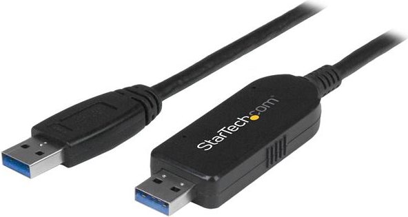 StarTech.com USB3.0 Data Transfer Cable for Mac & Windows - Linkkabel - SuperSpeed USB3.0 - USB3.0 - Schwarz (USB3LINK) von Startech