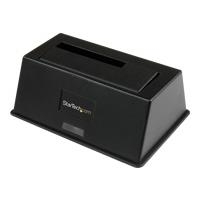 StarTech.com USB3.0 SATA III Festplatten / SSD Dockingstation mit UASP - Speicher-Controller mit Netzanzeige - 6,4 cm, 8,9 cm (2.5, 3.5) - SATA 6Gb/s - 600MBps - USB3.0 (SDOCKU33BV) von Startech