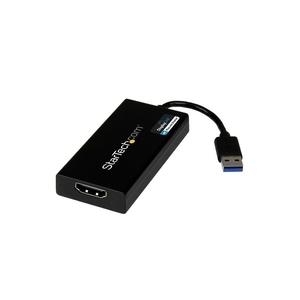 StarTech.com USB3.0 to 4K HDMI External Multi Monitor Video Graphics Adapter - Externer Videoadapter - DisplayLink DL-5500 - SuperSpeed USB3.0 - HDMI - Schwarz (USB32HD4K) von Startech