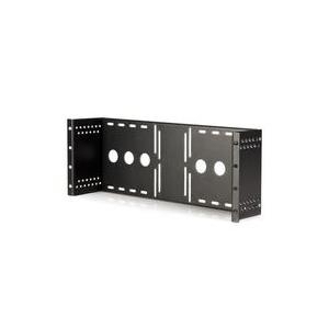 StarTech.com Universal LCD Monitor Vesa Halterung für 48,30cm (19) Serverschrank / Rack - Klammer für LCD-Display - fester, kaltgepresster Stahl - Schwarz - Bildschirmgröße: 48,3 cm (19) - Montageschnittstelle: 100 x 100 mm, 75 x 75 mm (RKLCDBK) von Startech