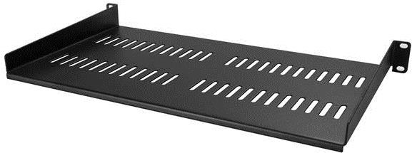 StarTech.com Vented 1U Rack Shelf - 25,40cm (10) Deep - Rack - Regal - Schwarz - 1U - 25.4 cm (10) von Startech