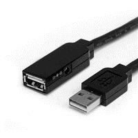 StarTech.com aktives USB2.0 Verlängerungskabel - Stecker/Buchse - USB-Verlängerungskabel - USB Typ A, 4-polig (M) - USB Typ A, 4-polig (W) - 20,0m (USB/USB2.0) - aktives Kabel (Signalregenerierung) - Schwarz (USB2AAEXT20M) von Startech