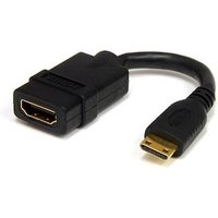 Startech HDMI Adapter 0,12m HDMI zu HDMI mini High Speed Bu./St. schwarz von Startech
