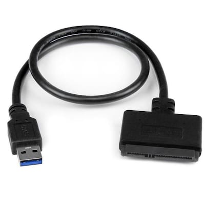 Startech USB 3.0 Adapterkabel zu 2,5" SATA III UASP SSD/HDD St./St. schwarz von Startech