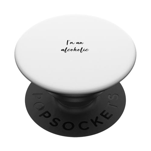 Ich bin ein Alkoholiker PopSockets Klebender PopGrip Ich bin ein Alkoholiker PopSockets Klebender PopGrip von Statement Blend