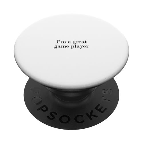 Ich bin ein großartiger Spieler PopSockets Klebender PopGrip von Statement Blend