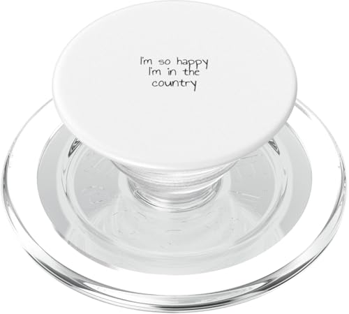 Ich bin so glücklich, dass ich auf dem Land bin PopSockets PopGrip für MagSafe Ich bin so glücklich, dass ich auf dem Land bin PopSockets PopGrip für MagSafe von Statement Blend