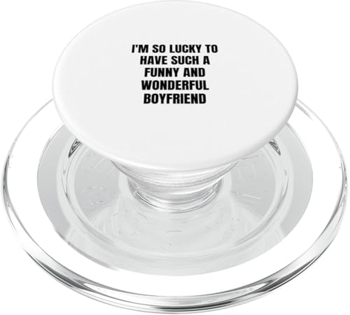 Ich bin so glücklich, so einen lustigen und wunderbaren Freund zu haben PopSockets PopGrip für MagSafe Ich bin so glücklich, so einen lustigen und wunderbaren Freund zu haben PopSockets PopGrip für MagSafe von Statement Blend