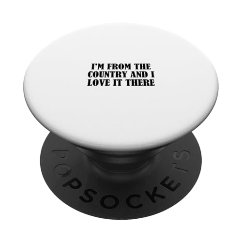 Ich komme vom Land und ich liebe es dort PopSockets Klebender PopGrip Ich komme vom Land und ich liebe es dort PopSockets Klebender PopGrip von Statement Blend