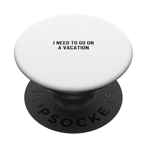 Ich muss in den Urlaub gehen PopSockets Klebender PopGrip von Statement Blend