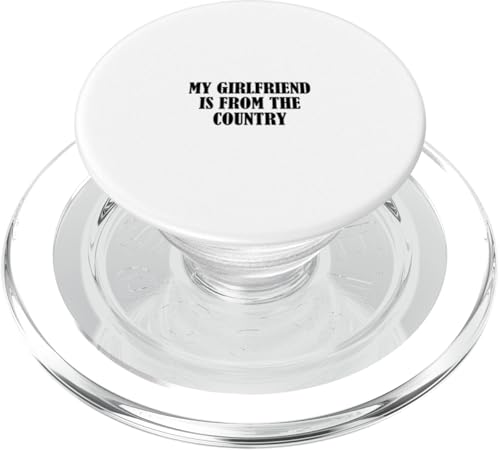 Meine Freundin ist vom Land PopSockets PopGrip für MagSafe von Statement Blend