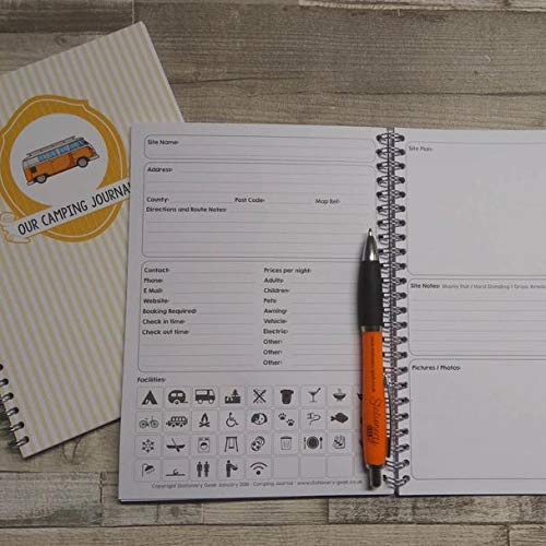 Stationery Geek Camping-Tagebuch, A4 von Stationery Geek