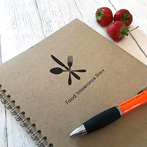 Stationery Geek Tagebuch mit Lebensmittelunverträglichkeit, A4 von Stationery Geek