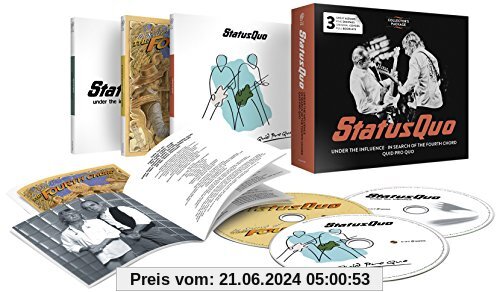 Under The Influence/In Search of The Fourth Chord/Quid Pro Quo -  Collector's Package (3CD) von Status Quo