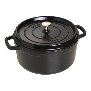 staub Bräter schwarz 5,2 l von Staub