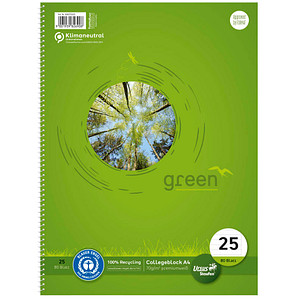 Staufen® Collegeblock green Lineatur 25 liniert DIN A4 Außenrand von Staufen®